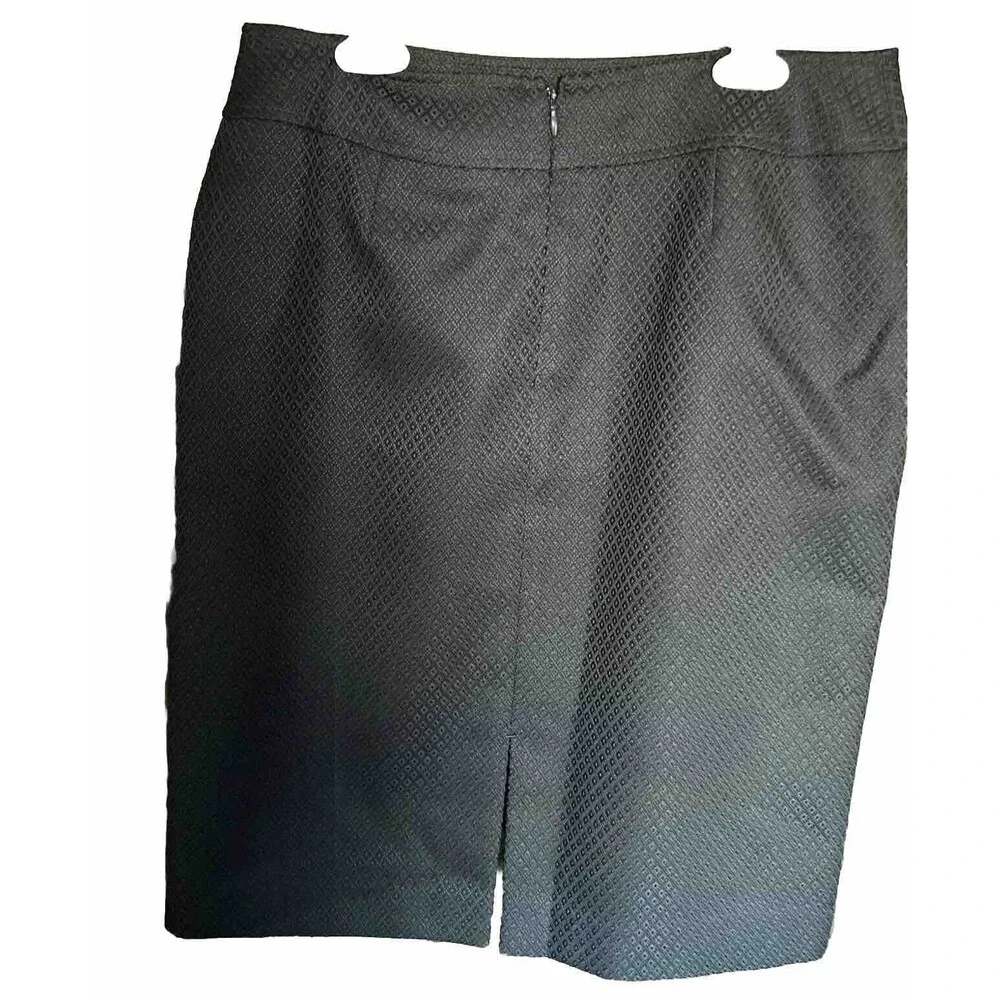 Tahari Arthur S.Levine Green Textured Women’s Pencil Skirt Size 6 Whimsigoth